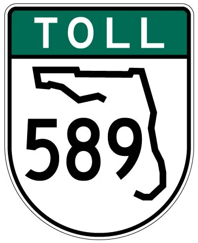 The Suncoast Parkway
State Road 589