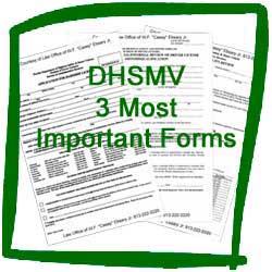 Florida DHSMV 3 Most Important Forms