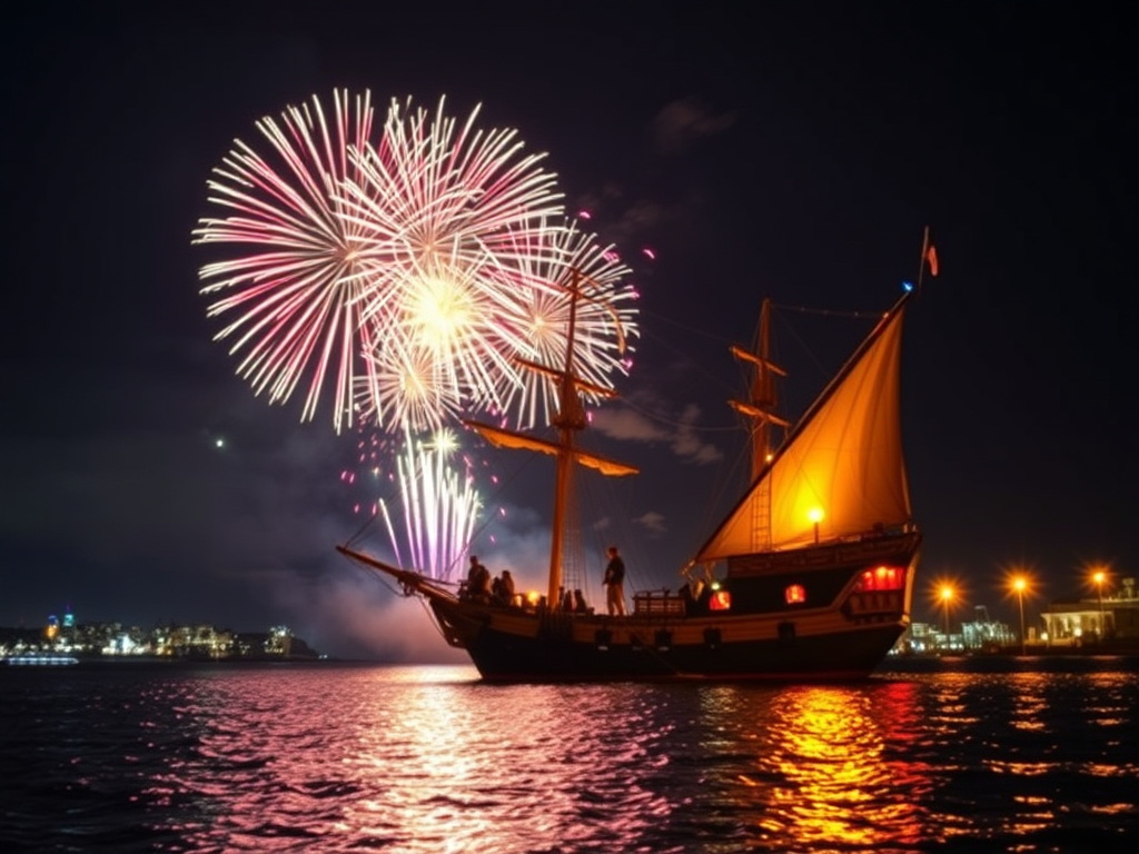 History of Gasparilla at Night
