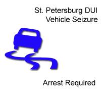 St. Petersburg DUI Vehicle Seizure