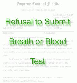 United States Supreme Court opinion Florida Second Refusal of Chemical Test