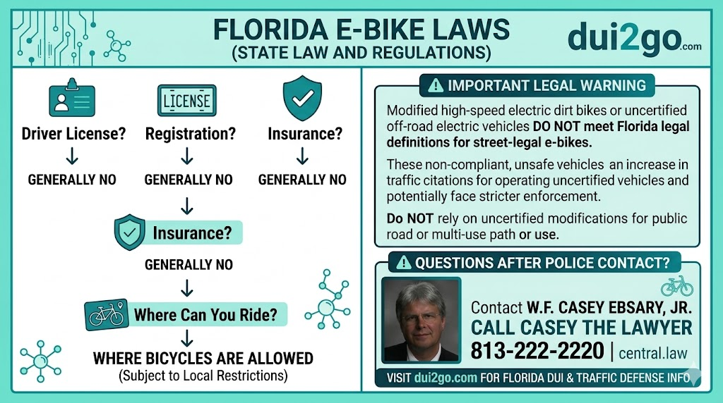 Florida E-Bike Laws