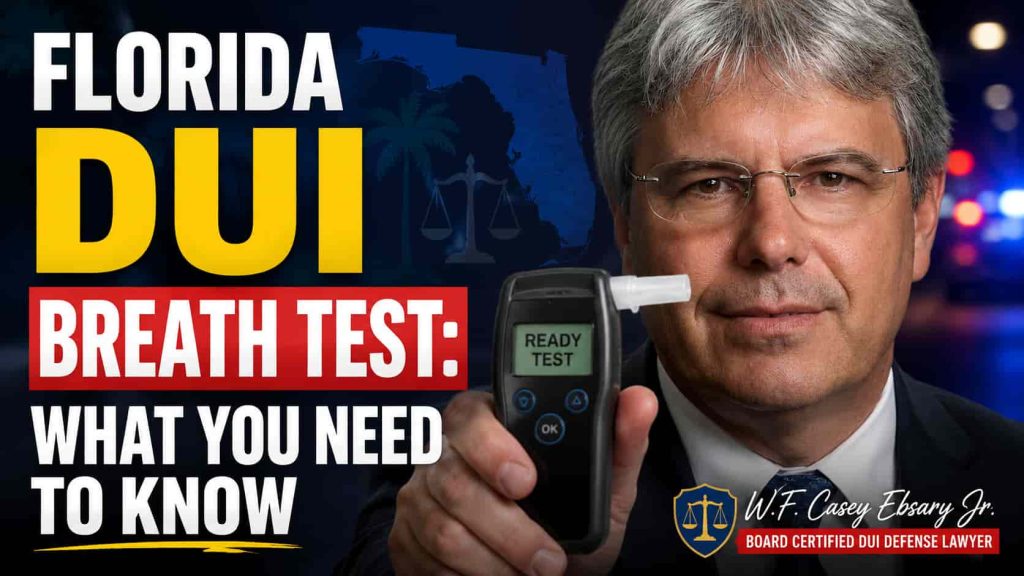 Learn how Florida DUI breath tests work, common Intoxilyzer 8000 issues, and potential legal defenses after a DUI arrest.