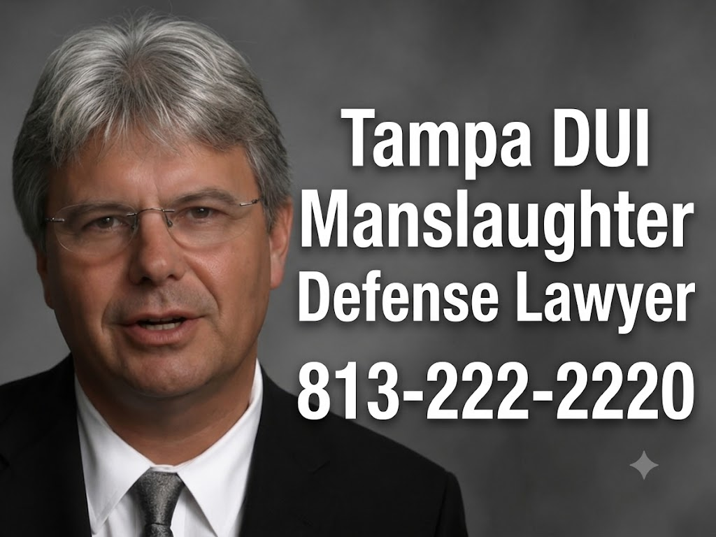 Tampa DUI Manslaughter Defense Lawyer Tampa Florida DUI manslaughter defense lawyer W.F. Casey Ebsary Jr. representing clients facing serious DUI felony charges.